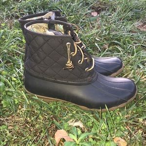 Sperry Duck salt water quilted boots